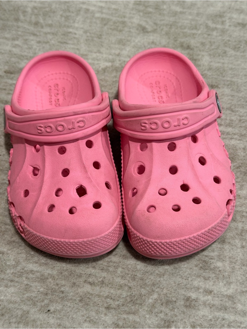 CROCS Kids sz 9 Classic Clog - Bubblegum Pink
